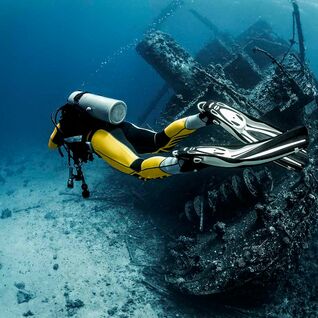 Diver in Egypt