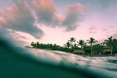View from the water in Costa Rica