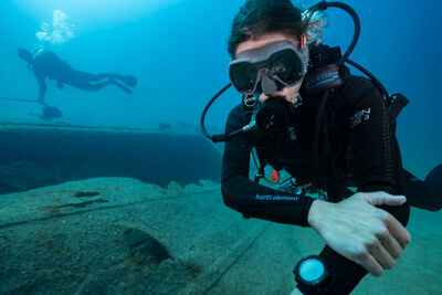 Diver in Salvatierra.