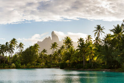 Beach in French Polynesia