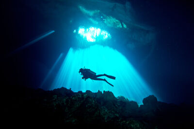 Cenote diving in Mexico