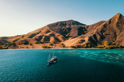 Liveaboard boat in Indonesia