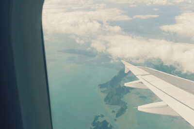 Ocean from plane