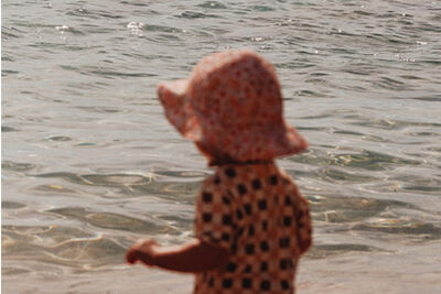 Baby on beach