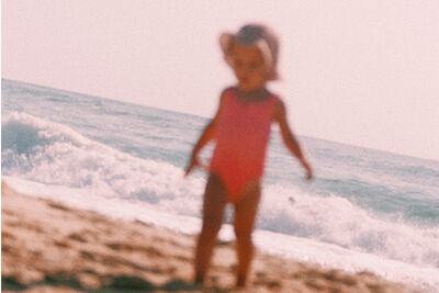 Baby on beach