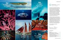 Internal pages of Dive In brochure
