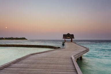 Walkway in the Maldives